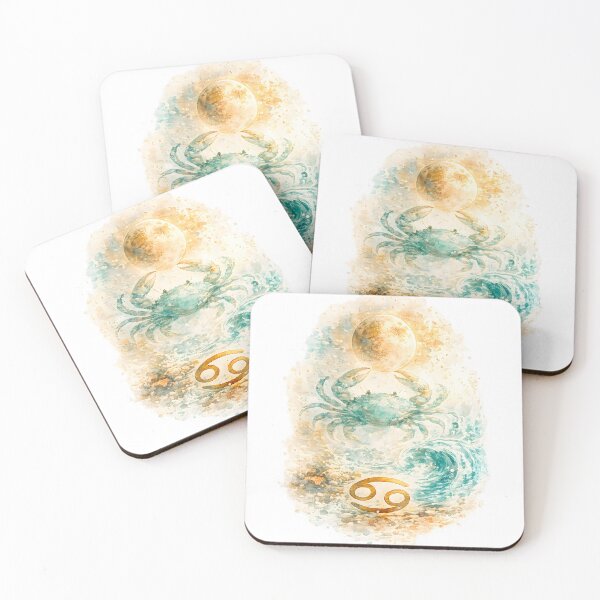 Item preview, Cancer Watercolor Zodiac Spirit designed and sold by NucciCollective.