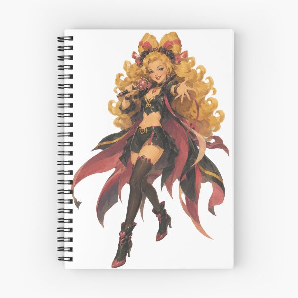 Item preview, Magical Idol Pin Up Girl | Original Fantasy Pop Star Vintage Illustration designed and sold by Cosplayvintage.