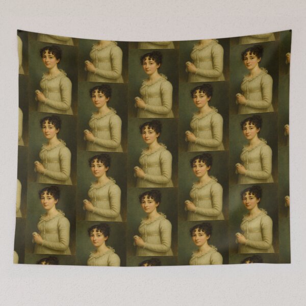 Item preview, Jane Austen Portrait Vintage Painting designed and sold by booksnbobs.