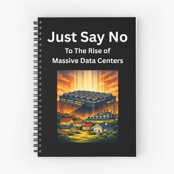 Item preview, Just Say No To The Rise of Massive Data Centers designed and sold by Tws-Tees.