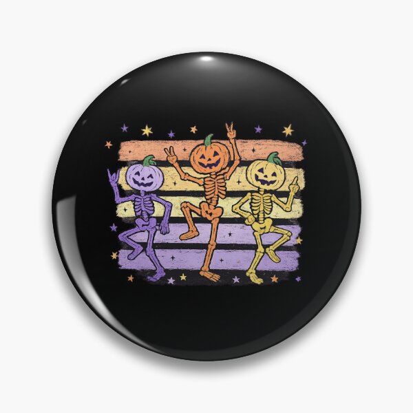 Item preview, Preppy Pumpkin Skeleton Striped Halloween Autumn designed and sold by LASTIQUE-dd.