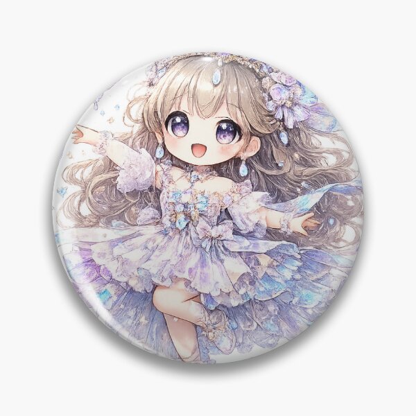 Item preview, Cute Crystal Prism Doll Kawaii Sticker designed and sold by blossomfun.