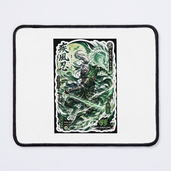 Item preview, Hayate Shinobi – Wind Guardian | Anime Warrior Series #05 | Japanese Fantasy Ninja Sticker | Slay The Time designed and sold by SLAYTHESPACE.