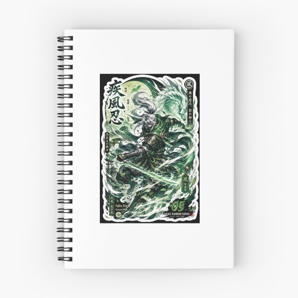 Item preview, Hayate Shinobi – Wind Guardian | Anime Warrior Series #05 | Japanese Fantasy Ninja Sticker | Slay The Time designed and sold by SLAYTHESPACE.