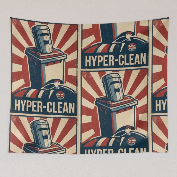 Item preview, Hyper-Clean Satire Art designed and sold by Tablotique.