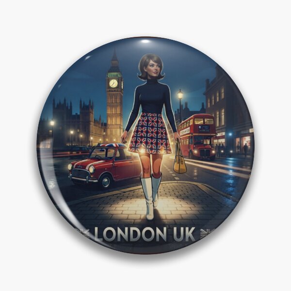 Item preview,  Classic 60's Mini Skirt ~ London ~ The Heritage Collection designed and sold by globetrottergfx.