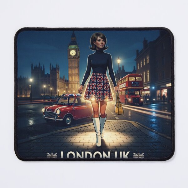 Item preview, Classic 60's Mini Skirt ~ London ~ The Heritage Collection designed and sold by globetrottergfx.