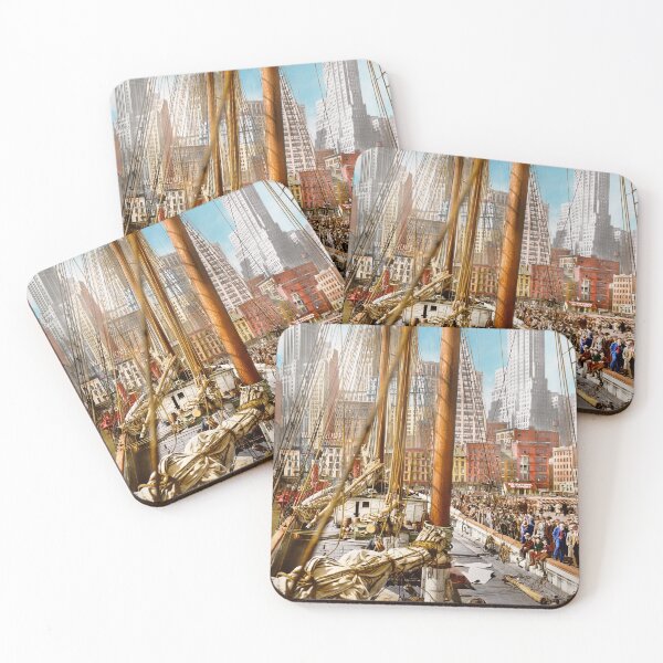 Item preview, City - Manhattan, NY - Theoline at Pier 11 1936 designed and sold by Mike Savad Photography.