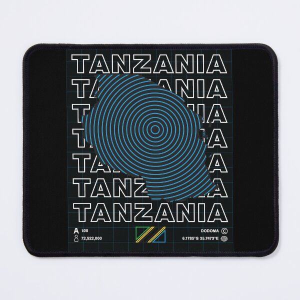 Item preview, Tanzania Minimal Map designed and sold by Atlas-Array.