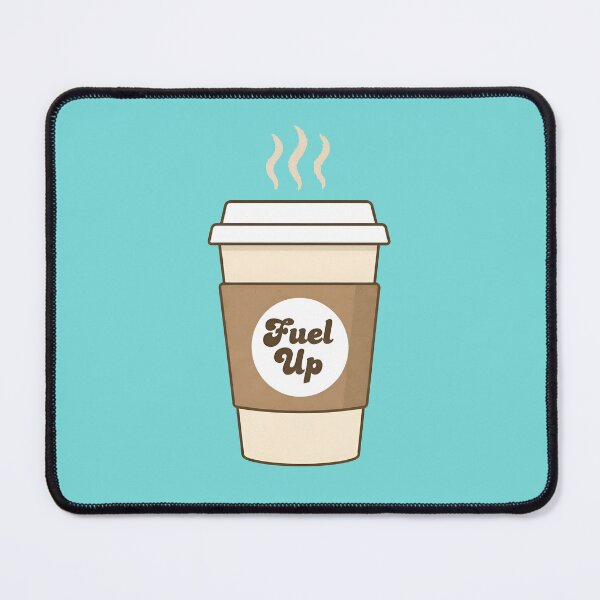 Item preview, FUEL UP - Minimalist Coffee Cup Retro Caffeine designed and sold by Zazz Lee.