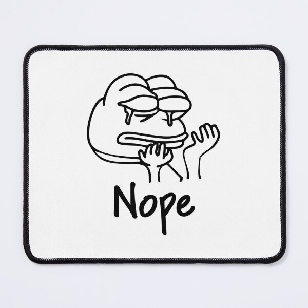 Item preview, Nope Funny Reaction Meme designed and sold by christartcrafts.
