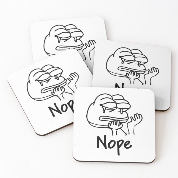 Item preview, Nope Funny Reaction Meme designed and sold by christartcrafts.