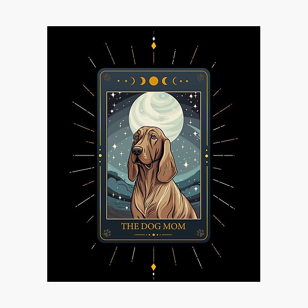 Item preview, Funny Bloodhound Tarot Card Dog Mothers Day Mom designed and sold by rafaeltto.