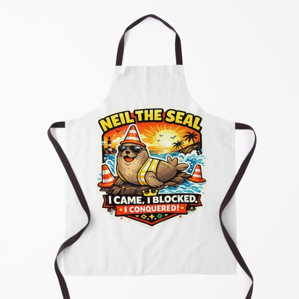 Item preview, I Came, I Blocked, I Conquered – Neil the Seal designed and sold by Sloyar.