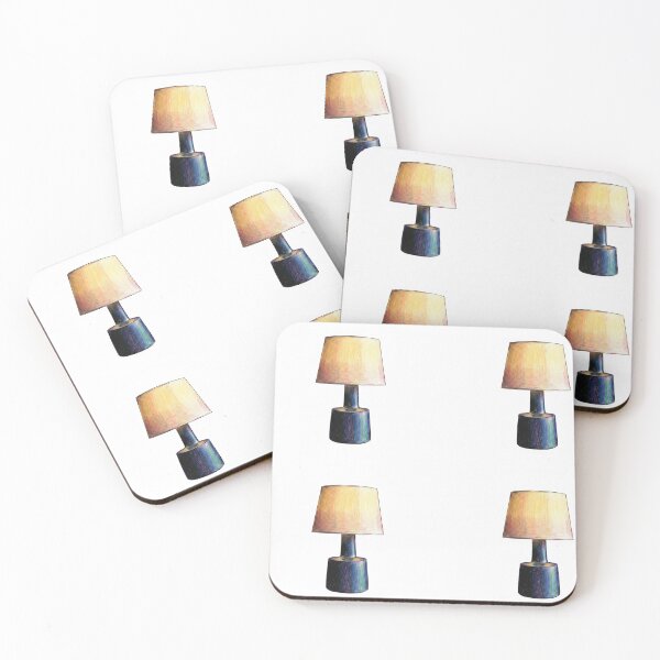 Item preview, Cozy Colored Pencil Table Lamp Sketch designed and sold by KaleChub.