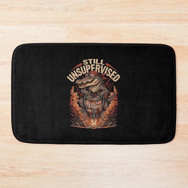 Item preview, Still Unsupervised Patriotic Alligator Rocket Swamp Tee v2 designed and sold by DarylWelsh2024.