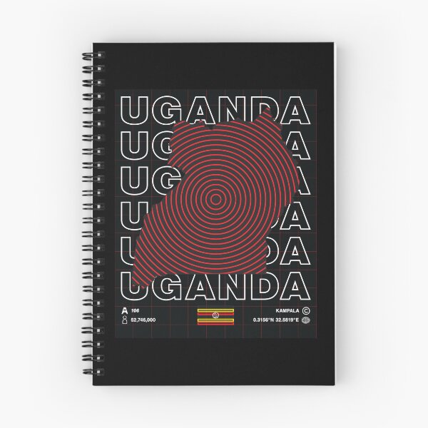 Item preview, Uganda Minimal Map designed and sold by Atlas-Array.