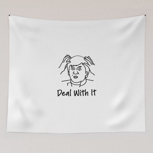 Item preview, Deal With It Funny Meme Design designed and sold by christartcrafts.