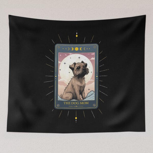 Item preview, Funny Border Terrier Tarot Card Dog Mothers Day Mom designed and sold by rafaeltto.