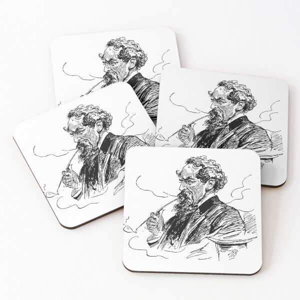Item preview, Charles Dickens - Vintage Illustration Classic Author Art for Book Lovers designed and sold by RickE.