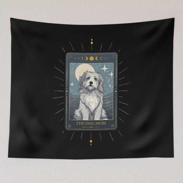 Item preview, Funny Bordoodle Tarot Card Dog Mothers Day Mom designed and sold by rafaeltto.
