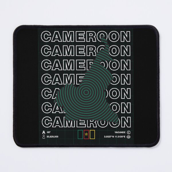 Item preview, Cameroon Minimal Map designed and sold by Atlas-Array.