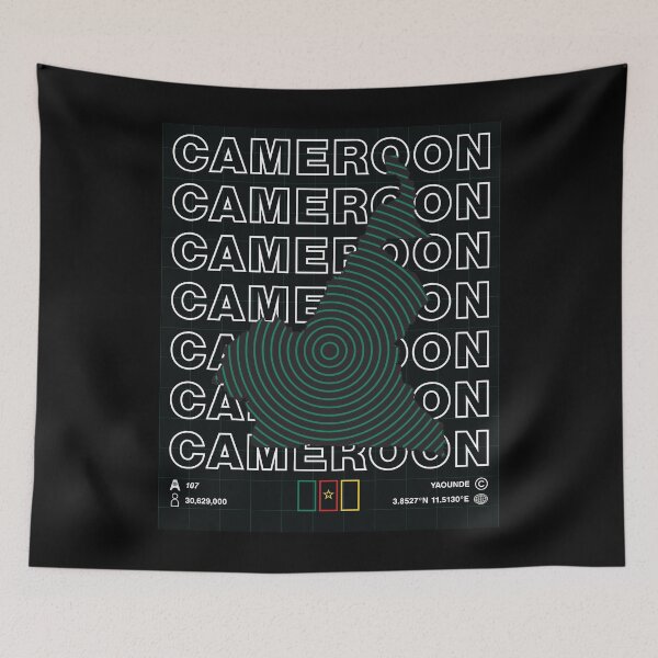 Item preview, Cameroon Minimal Map designed and sold by Atlas-Array.