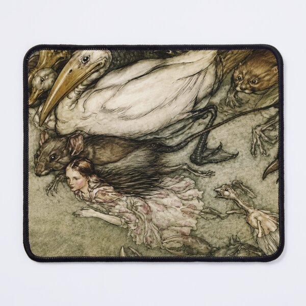 Item preview, Sea of Tears by Arthur Rackham - Vintage Fantasy Creature Illustration for Dark Fairy Tale Collectors designed and sold by RickE.