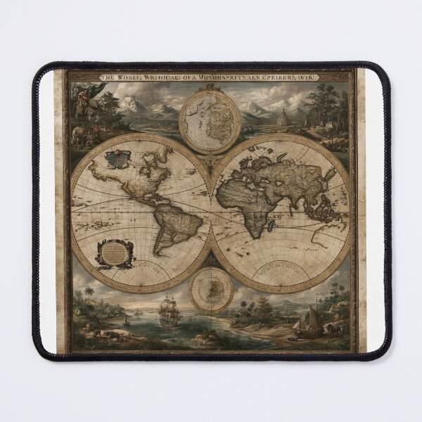 Item preview, 1700's Map of the World designed and sold by Mulz08.