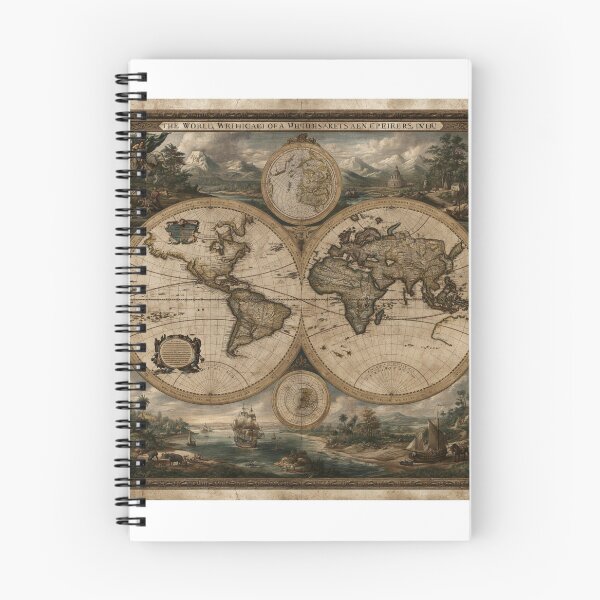 Item preview, 1700's Map of the World designed and sold by Mulz08.