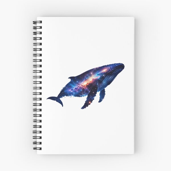 Item preview, Astral Space Whale Double Exposure Galaxy Art designed and sold by Satish04.