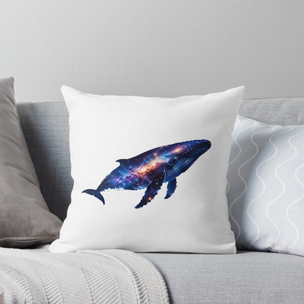Item preview, Astral Space Whale Double Exposure Galaxy Art designed and sold by Satish04.