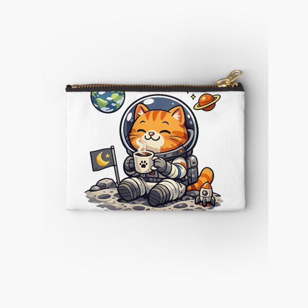 Item preview, Cute Orange Astronaut Cat Illustration designed and sold by SketchPalet.