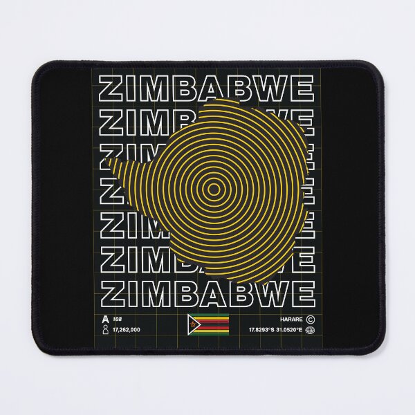 Item preview, Zimbabwe Minimal Map designed and sold by Atlas-Array.