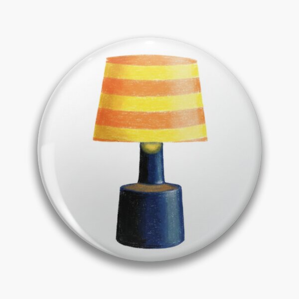 Item preview, Cozy Retro Striped Table Lamp Art designed and sold by KaleChub.