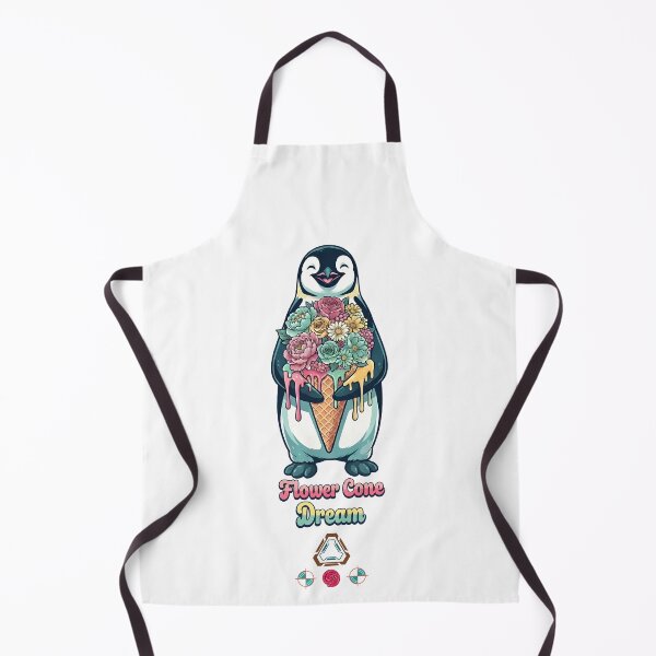 Item preview, Flower Cone Dream Penguin designed and sold by m-yoga-store.
