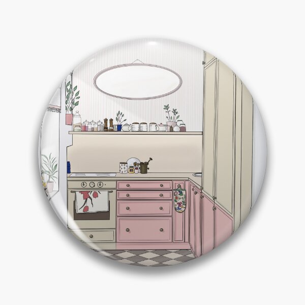 Item preview, Cute Pink Kitchen designed and sold by kallyfactory.