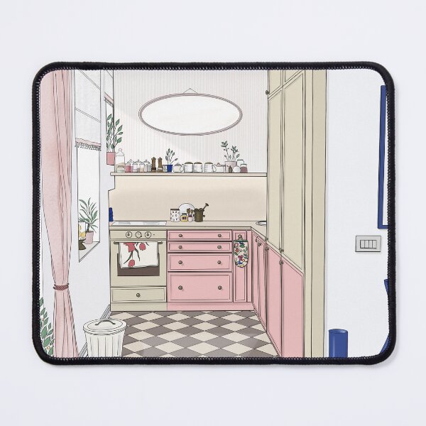 Item preview, Cute Pink Kitchen designed and sold by kallyfactory.
