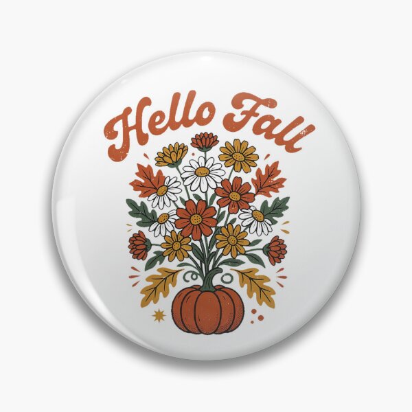 Item preview, Hello Fall Retro Vintage Wildflower Pumpkin Autumn Shirt designed and sold by Fanous.