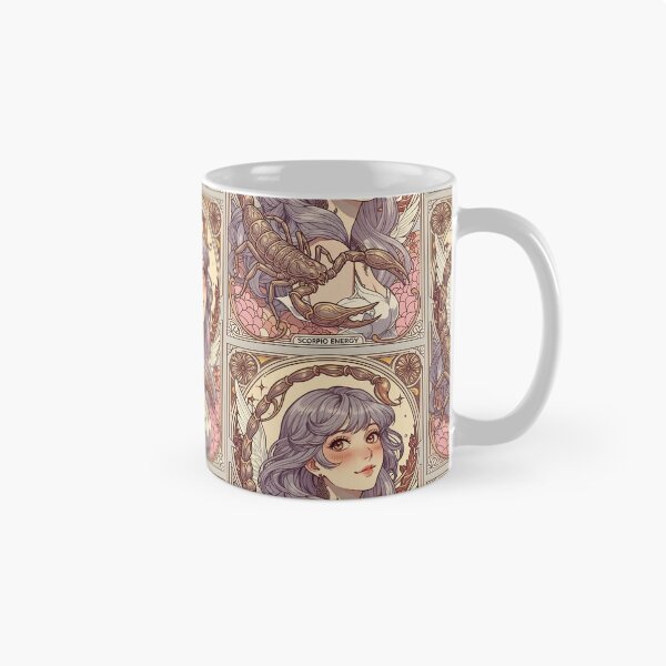Item preview, Scorpio Energy Anime Goddess | Mystic Zodiac Astrology Art Print designed and sold by RSDigitalPrintDesign.