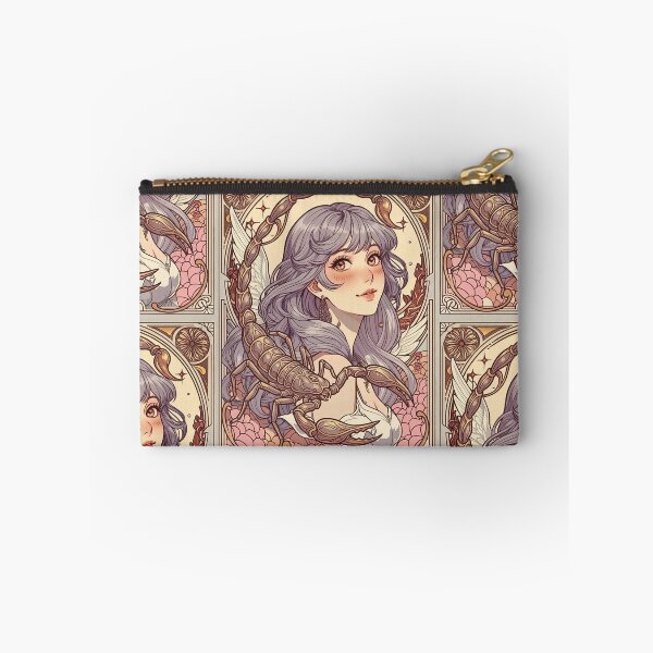 Item preview, Scorpio Energy Anime Goddess | Mystic Zodiac Astrology Art Print designed and sold by RSDigitalPrintDesign.