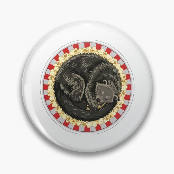 Item preview, Sleeping Binturong Retro Movie Popcorn Bucket designed and sold by Arc2020.