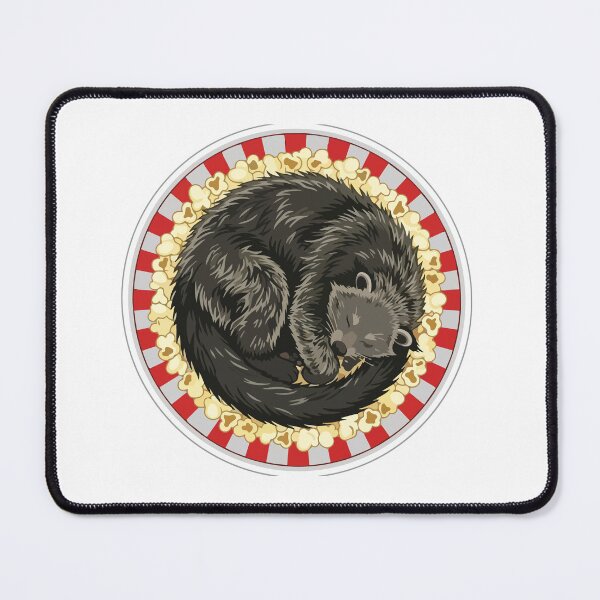 Item preview, Sleeping Binturong Retro Movie Popcorn Bucket designed and sold by Arc2020.