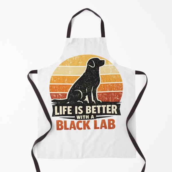 Item preview, Life Is Better With A Black Lab | Vintage Labrador Retriever Dog Lover T-Shirt designed and sold by Goodthingstree.