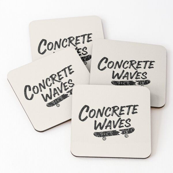 Item preview, Concrete Waves Distressed Skateboard Streetwear Logo designed and sold by DigitalArtx-com.