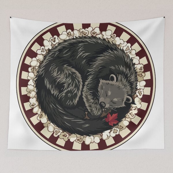 Item preview, Midnight Cinema Binturong Dark Vintage Popcorn designed and sold by Arc2020.
