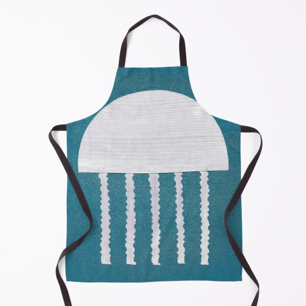 Item preview, Minimalist White Jellyfish on Blue designed and sold by Kristy Carpenter.