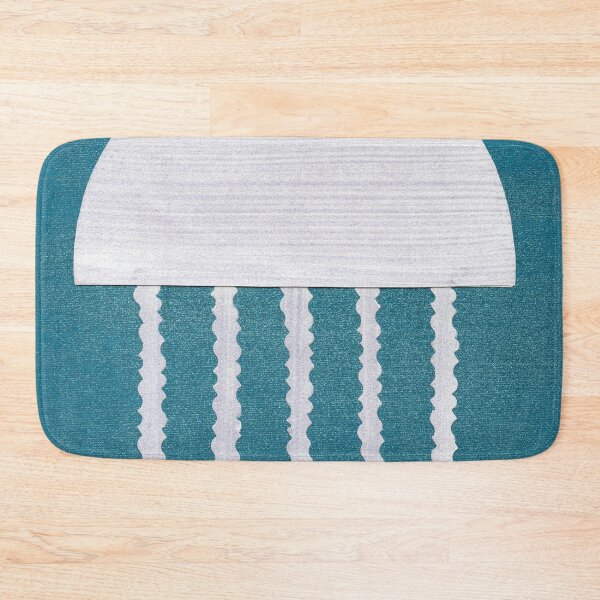 Item preview, Minimalist White Jellyfish on Blue designed and sold by Kristy Carpenter.