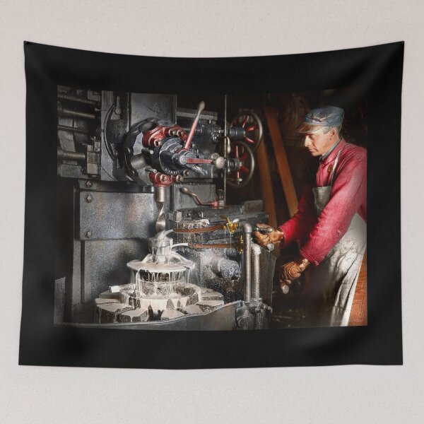 Item preview, Machinist - Boring - A Boring Day at the Office 1918 designed and sold by Mike Savad Photography.
