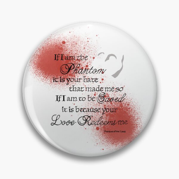 Item preview, Phantom of the opera quotes designed and sold by Roseshop01.